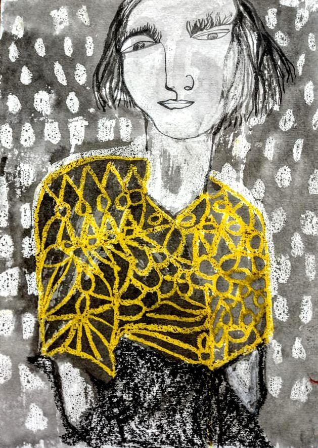 aquí ahora — las luces de la fiesta, 2015. 29,5 x 21 cm.