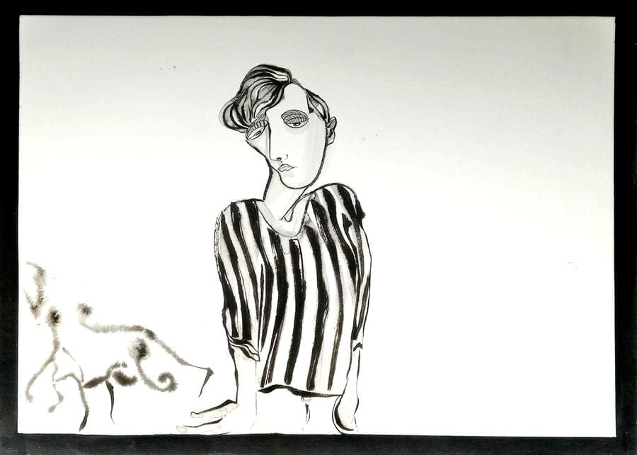 bajo el hechizo — ¡qué pereza!, 2013. 31,5 x 44 cm.