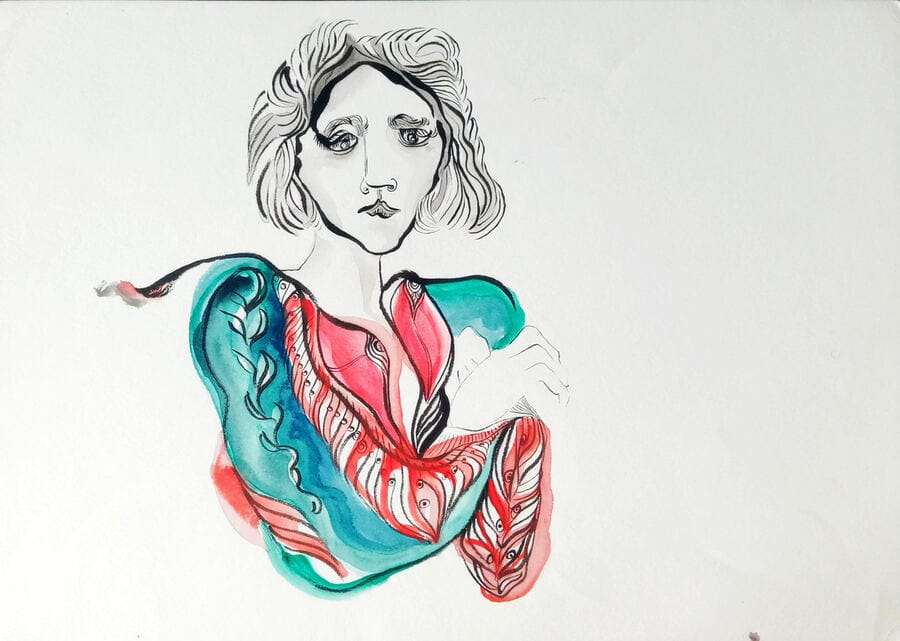 bajo el hechizo — melancolía, 2014. 29,5 x 31 cm.