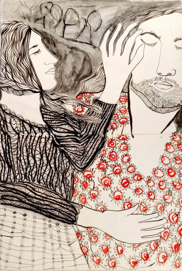 diario de soledades y encuentros — reconocimiento III. 31 X 47 cm.