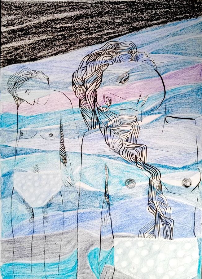 dulzuras y catástrofes — sirenas, 2015. 44 x 29,5 cm.