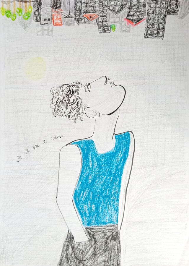 dulzuras y catástrofes — se le va a caer, 2015. 44 x 29,5 cm.