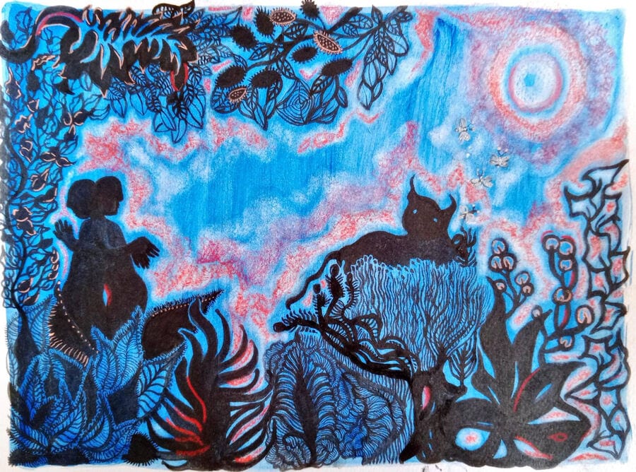 el jardín salvaje  — verbena