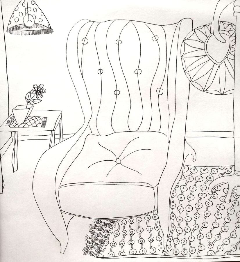 líneas sinuosas — interior imaginario